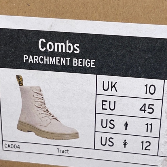 DR. MARTENS COMBS CANVAS CASUAL BOOTS - Picture 6 of 10